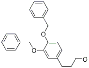 Benzenepropanal, 3,4-bis(phenylMethoxy)- Struktur