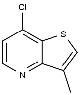 Thieno[3,2-b]pyridine, 7-chloro-3-methyl- Struktur