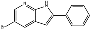 1H-Pyrrolo[2,3-b]pyridine, 5-bromo-2-phenyl- Struktur