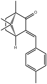 4-METHYLBENZYLIDENECAMPHOR Struktur