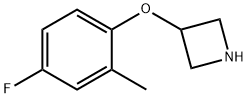 3-(4-Fluoro-2-methyl-phenoxy)-azetidine Struktur