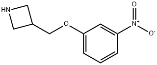 3-(3-Nitro-phenoxymethyl)-azetidine Struktur