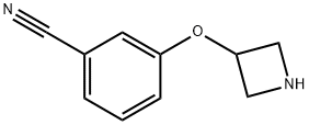 3-(Azetidin-3-yloxy)-benzonitrile Struktur