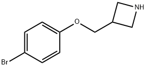 3-(4-Bromo-phenoxymethyl)-azetidine Struktur