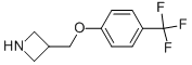 3-(4-Trifluoromethyl-phenoxymethyl)-azetidine Struktur