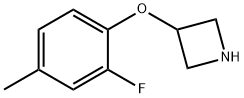 3-(2-Fluoro-4-methyl-phenoxy)-azetidine Struktur