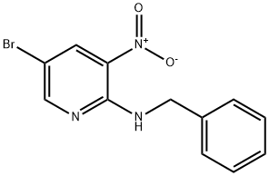 2-BENZYLAMINO-5-BROMO-3-NITROPYRIDINE Struktur