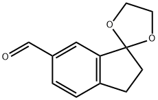 6-FORMYL-INDAN-1-ONE 1,2-ETHANEDIOL KETAL Struktur