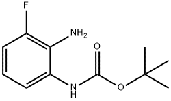 (2-AMINO-3-FLUORO-PHENYL)-CARBAMIC ACID TERT-BUTYL ESTER Struktur