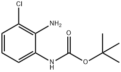 (2-AMINO-3-CHLORO-PHENYL)-CARBAMIC ACID TERT-BUTYL ESTER Struktur