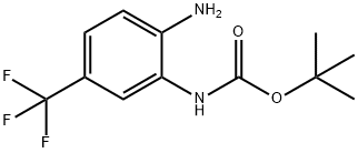 (2-AMINO-5-TRIFLUOROMETHYL-PHENYL)-CARBAMIC ACID TERT-BUTYL ESTER Struktur