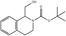 1-HYDROXYMETHYL-3,4-DIHYDRO-1H-ISOQUINOLINE-2-CARBOXYLIC ACID TERT-BUTYL ESTER Struktur