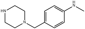 METHYL-(4-PIPERAZIN-1-YLMETHYL-PHENYL)-AMINE Struktur