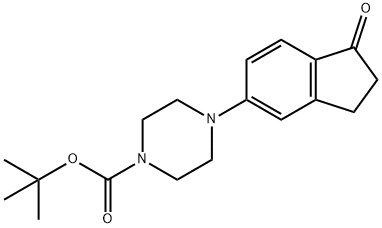 1-BOC-4-(1-OXO-INDAN-5-YL)-PIPERAZINE Struktur