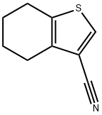 4,5,6,7-TETRAHYDRO-1-BENZOTHIOPHENE-3-CARBONITRILE Struktur