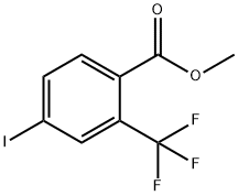 METHYL 4-IODO-2-(TRIFLUOROMETHYL)BENZOATE Struktur