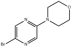 4-(5-BROMO-2-PYRAZINYL)MORPHOLINE Struktur