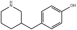 4-PIPERIDIN-3-YLMETHYL-PHENOL Struktur