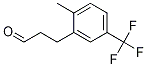 Benzenepropanal, 2-Methyl-5-(trifluoroMethyl)- Struktur