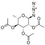 2,3,4-O-三乙酰基-ALPHA-L-鼠李糖基三氮, 95580-90-8, 結(jié)構(gòu)式