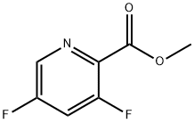 METHYL 3,5-DIFLUOROPYRIDINE-2-CARBOXYLATE Struktur