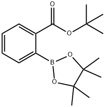 2-TERT-BUTOXYCARBONYLPHENYLBORONIC ACID PINACOL ESTER Structure