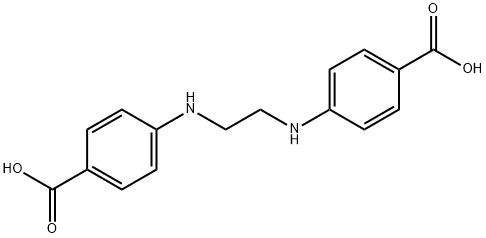 4,4’-(Ethylenediimino)dibenzoic Acid Struktur