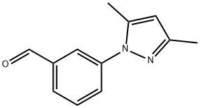 3-(3,5-DIMETHYL-1H-PYRAZOL-1-YL)BENZALDEHYDE Struktur