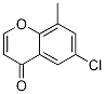 4H-1-Benzopyran-4-one, 6-chloro-8-Methyl- Struktur