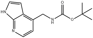 TERT-BUTYL(1H-PYRROLO[2,3-B]PYRIDIN-4-YL)METHYLCARBAMATE Struktur