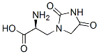 3-(2,4-dioxoimidazolidin-1-yl)alanine Struktur