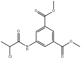 Dimethyl 5-[(2-chloropropanoyl)amino]isophthalate Struktur