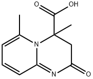 4,6-DIMETHYL-2-OXO-3,4-DIHYDRO-2 H-PYRIDO[1,2-A ]PYRIMIDINE-4-CARBOXYLIC ACID Struktur