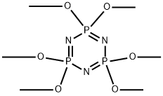 HEXAMETHOXYPHOSPHAZINE Struktur