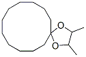 2,3-dimethyl-1,4-dioxaspiro[4.11]hexadecane  Struktur