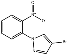 4-Bromo-1-(2-nitrophenyl)-1H-pyrazole Struktur