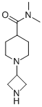 1-(AZETIDIN-3-YL)-N,N-DIMETHYLPIPERIDINE-4-CARBOXAMIDE Struktur