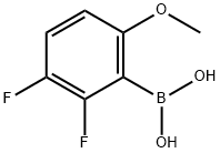 2,3-Difluoro-6-methoxyphenylboronic acid Struktur