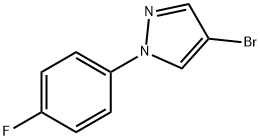 4-Bromo-1-(4-fluorophenyl)-1H-pyrazole Struktur