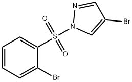 4-Bromo-1-(2-bromophenylsulfonyl)-1H-pyrazole Struktur