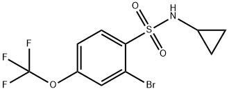 2-bromo-1-(cyclopropylsulfamoyl)-4-trifluoromethoxybenzene price.