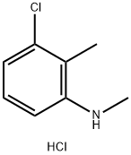 N-Methyl 3-chloro-2-methylaniline, HCl Struktur