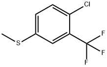 4-chloro-3-trifluoromethylthioanisole Struktur