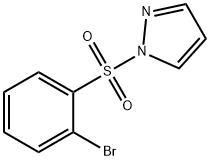 1-(2-Bromophenylsulfonyl)-1H-pyrazole Struktur