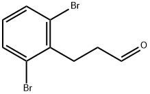 Benzenepropanal, 2,6-dibroMo- Struktur