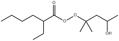 3-Hydroxy-1,1-dimethylbutyl peroxy-(2-ethylhexanoate) Struktur