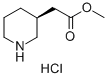 (S)-METHYL 3-PIPERIDINE-ACETATE HCL Struktur