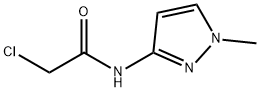 2-CHLORO-N-(1-METHYL-1H-PYRAZOL-3-YL)-ACETAMIDE Struktur