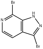 1H-Pyrazolo[3,4-c]pyridine,3,7-dibroMo- Struktur