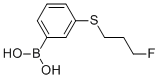 3-(3-Fluoro-propylsulfanyl)-benzeneboronic acid
 Struktur